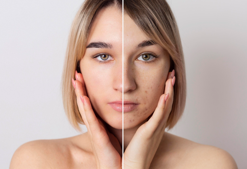 Anti acne facial